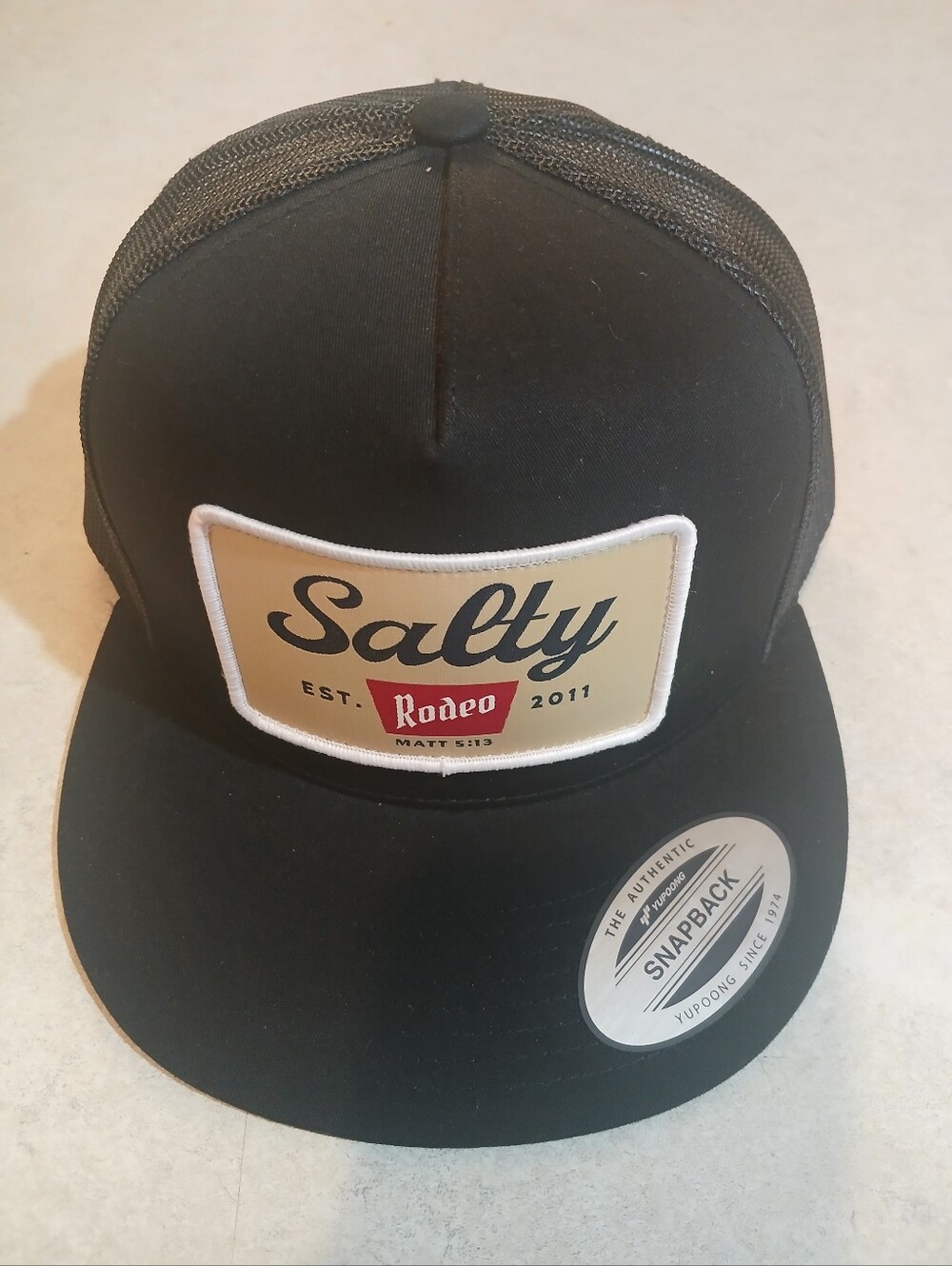Salty Rodeo Men's The OG Recreation Patch Mesh-Back Trucker Cap OS